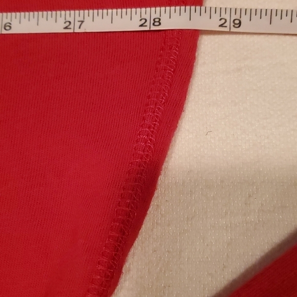 Collosseum Collegiate WI Badgers LSlve Red & White 1848 Sz 2XL Light Sweatshirt - Picture 10 of 11